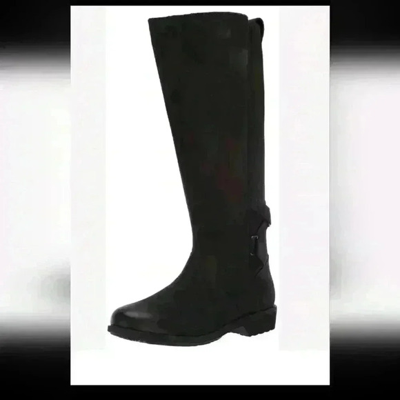 Teva Women's Black Ellery Waterproof Tall Boot 8 - Picture 1 of 15